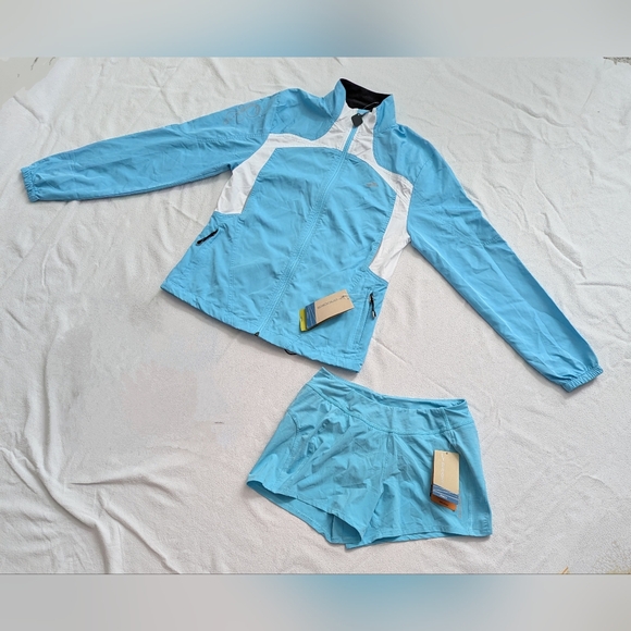 NWT New Balance Womens (XS) Blue/Turquoise Racerback Sports/Athletic/Sleep Bra - Picture 9 of 12